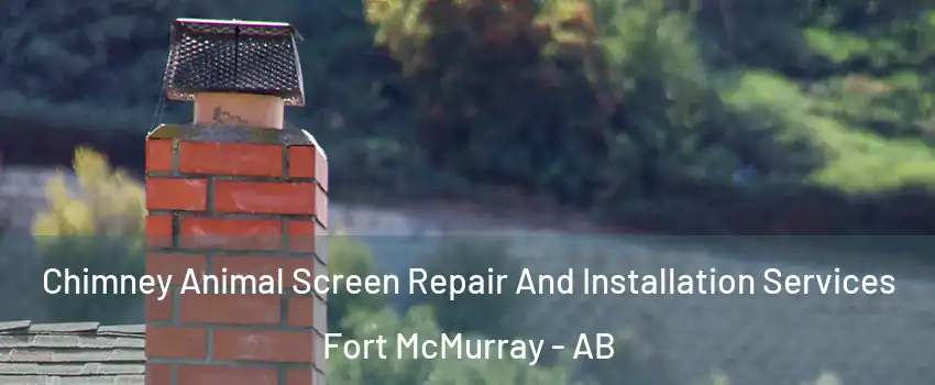  Chimney Animal Screen Repair And Installation Services Fort McMurray - AB