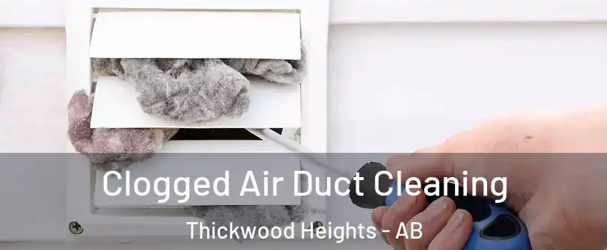  Clogged Air Duct Cleaning Thickwood Heights - AB