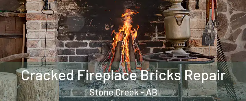  Cracked Fireplace Bricks Repair Stone Creek - AB