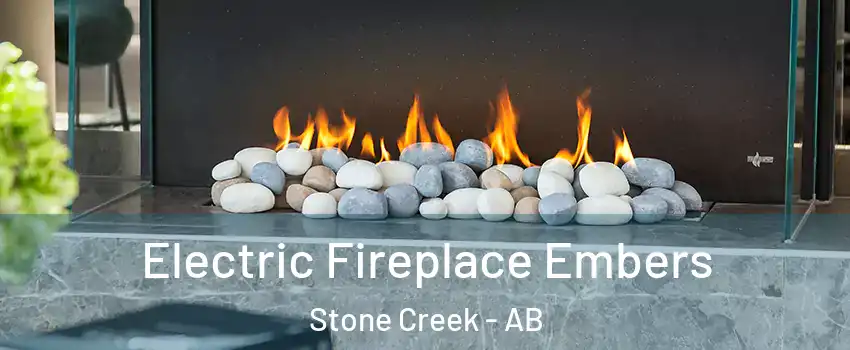  Electric Fireplace Embers Stone Creek - AB