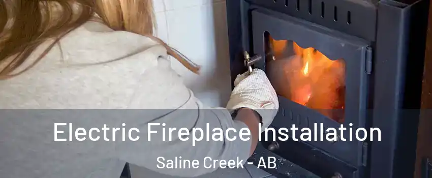  Electric Fireplace Installation Saline Creek - AB