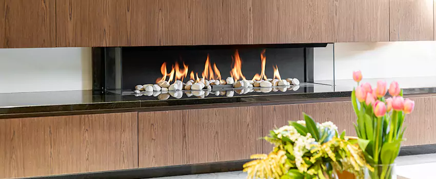 Outdoor Modern Fireplace Renovation Services in Fort McMurray, AB