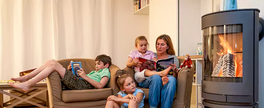 Outdoor Morso Fireplace Broken Screen Replacement in Fort McMurray, Alberta