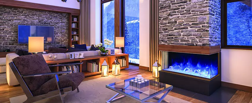 Dynamic Flame Color Fireplace Installation in Fort McMurray, AB