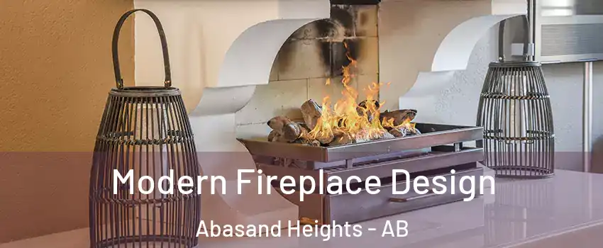  Modern Fireplace Design Abasand Heights - AB