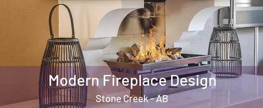  Modern Fireplace Design Stone Creek - AB