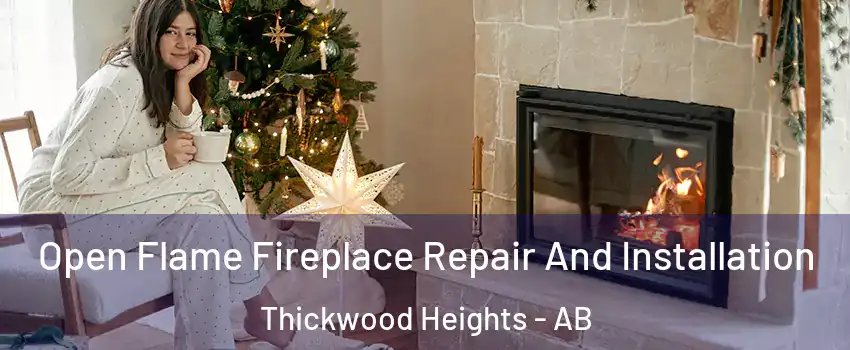  Open Flame Fireplace Repair And Installation Thickwood Heights - AB