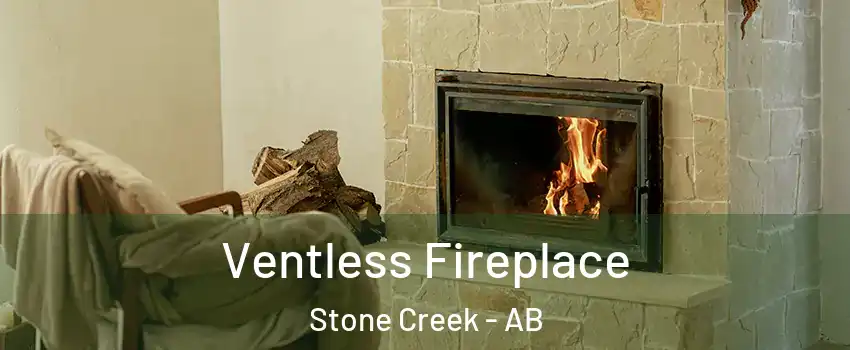  Ventless Fireplace Stone Creek - AB